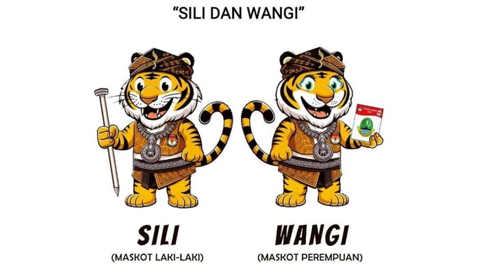 Mengenal Sili dan Wangi, Maskot Pilgub Jabar 2024