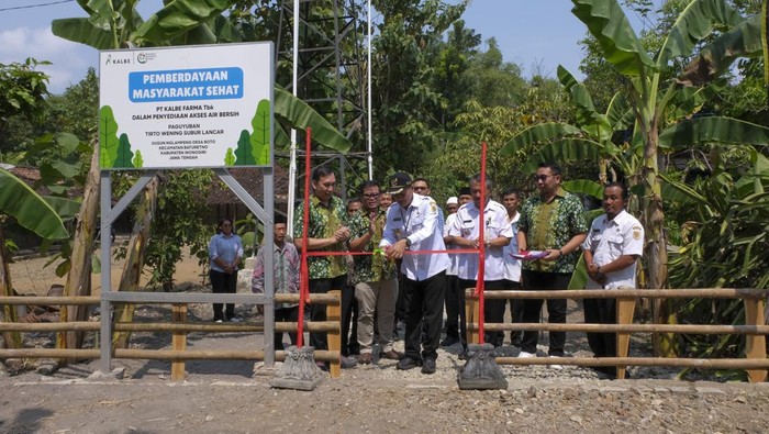 Wonogiri 22 Mei 2024 Kalbe meresmikan akses air bersih bagi masyarakat Dusun Nglampeng dan Gamping di Desa Boto, Wonogiri, Jawa Tengah.