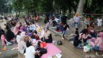 Potret Keramaian Tebet Eco Park Saat Libur Waisak