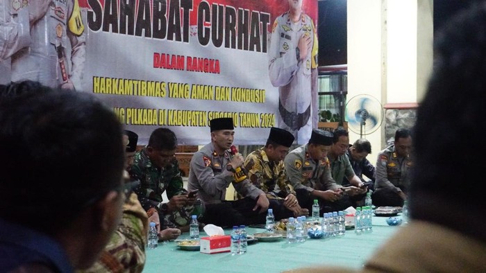 Sahabat Curhat Polresta Sidoarjo digelar di Krian