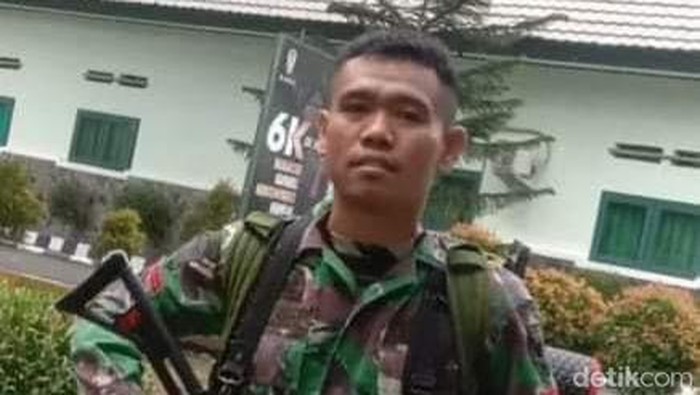 Anggota Kodim 1419 Enrekang, Praka Khairul Amru.