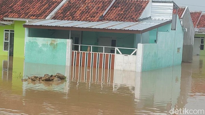 Banjir di Desa Sukadana, Kecamatan Pabuaran, Kabupaten Cirebon