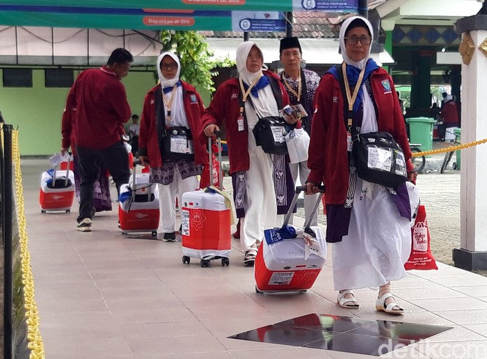 Jemaah calon haji Embarkasi Solo, di Asrama Haji Donohudan Boyolali. Foto diunggah Jumat (24/5/2024).