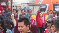 Total ada sekitar 1500 kupon bingkisan bahan pokok yang dibagikan kepada masyarakat. Foto: Dwi Agus/detikJogja