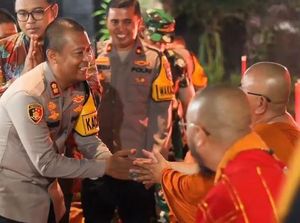 Pesan Toleransi Kapolres Mojokerto di Perayaan Waisak 2024