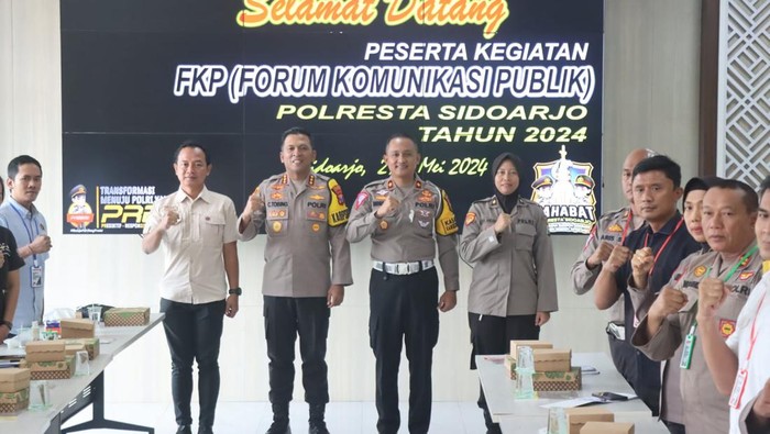 Kapolresta Sidoarjo Kombes Christian Tobing