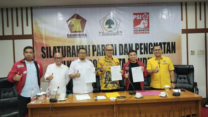 Koalisi Golkar, Gerindra, PSI untuk Pilwalkot Bandung 2024.