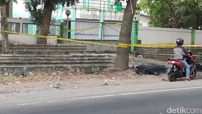 Lokasi bentrokan warga di Cianjur.