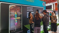 Di booth-nya, KLHK menyediakan aplikasi hitung jejak karbon. Jadi, pengunjung bisa mengetahui berapa karbon yang dikeluarkan selama perjalanan dari rumah menuju ke lokasi Java Jazz di JIExpo Kemayoran.