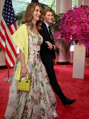 Melinda Gates dan Rory Gates Melinda Gates dan Rory Gates menghadiri Makan Malam Kenegaraan dengan President Kenya di Gedung Putih, Washington, DC. Amerika Serikat.