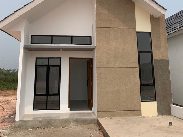 Tampilan depan rumah di Orison View