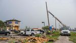 Penampakan Saksi Bisu Keganasan Tornado di Texas