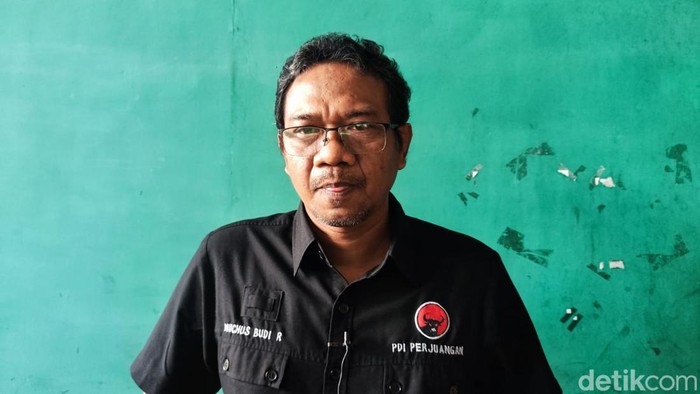 Anggota tim penjaringan PDIP Solo, Muchus Budi Rahayu ditemui di DPC PDIP, Jumat (24/5/2024).