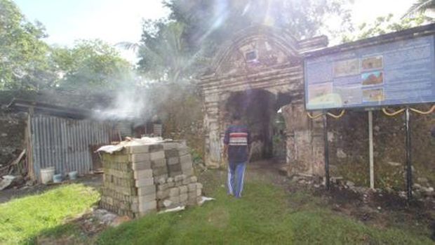 Pintu masuk Benteng Concordia, Kupang, NTT.(dok. Kemendikbud)