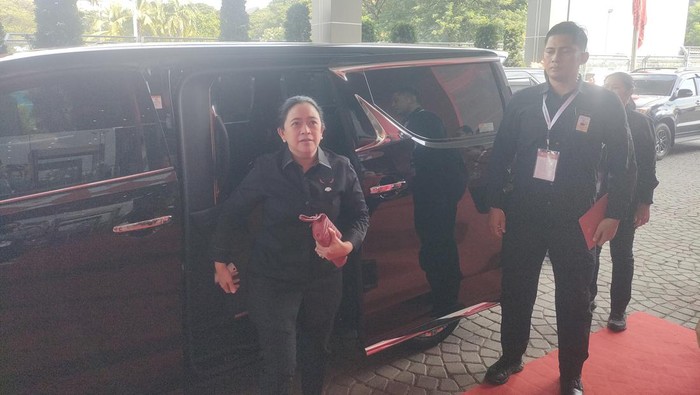 Puan Maharani-Sandiaga Uno Hadiri Rakernas PDIP ke-V (Dwi Rahmawati-detikcom)