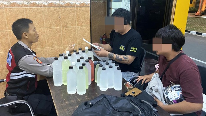 Razia antisipasi gangguan kamtibmas di Polres Blitar