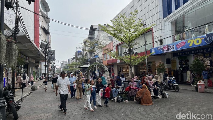 Suasana Jalan Dalem Kaum pascabentrokan