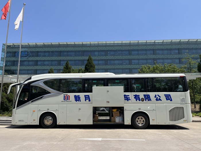 Bus pariwisata di China