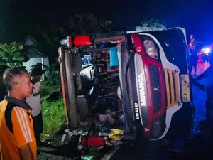 KIR Bus Study Tour SDN Kecelakaan Maut di OKI Mati Sejak Januari 2024