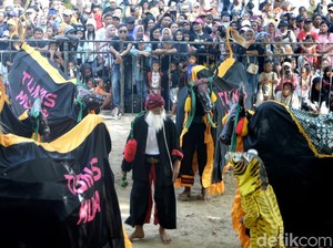 Seribu Bantengan Meriahkan Harlah ke-90 GP Ansor di Malang