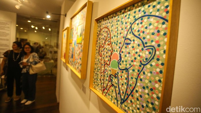 Mengunjungi Pameran βBe My Friendβ di Kemang Memanfaatkan libur panjang Waisak selain berkunjung ke tempat wisata warga juga dapat mendatangi pameran salah satunya di Hadiprana Kemang, Jakarta, Sabtu (25/5/2024).