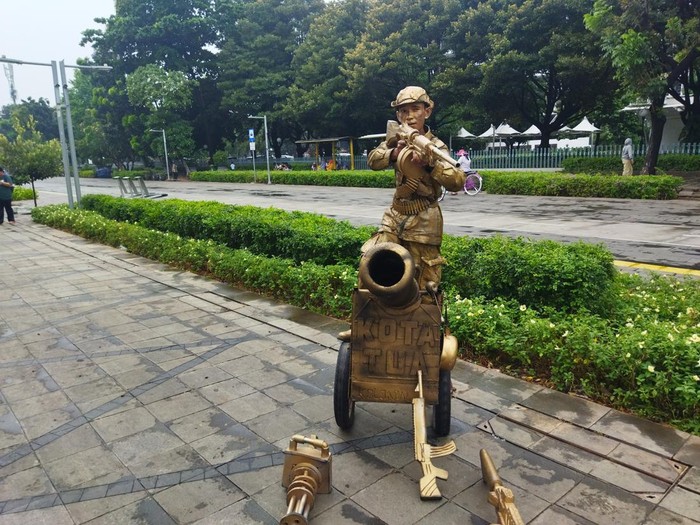 Mereka yang raup cuan di Kota Tua saat long weekend (Fadil/detikcom)