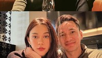 Ini potret mereka saat merayakan pernikahan ke-17. Keduanya tampak mesra menghabiskan makan malam di restoran Jervois Steak House. Foto: Instagram @nanamirdad_