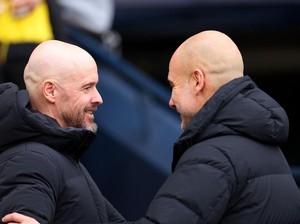 Pep Guardiola VS Erik Ten Hag Versi Rumah, Siapa yang Menang?