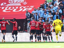 Teranyar, Manchester City kalah 1-2 dari Manchester United di final Piala FA, Sabtu (25/5) malam WIB (Getty Images)