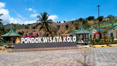 Pondok Wisata Kolo di Kelurahan Kolo, Kecamatan Asakota, Kota Bima, NTB. Tempat wisata yang cocok untuk liburan akhir pekan bersama keluarga. (Rafiin/detikBali)