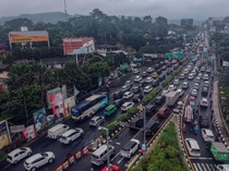 Potret Kemacetan di Puncak Bogor Saat Libur Panjang