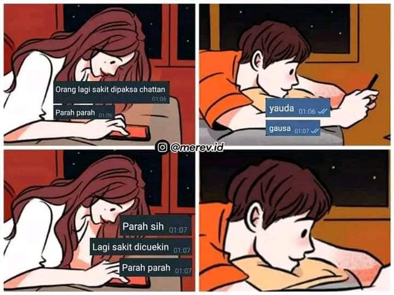 Kumpulan POV (point of view) pacar ngambek ini real banget, sih. Kamu pernah ngalamin hal serupa nggak, detikers?