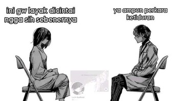 Cowoknya ketiduran saja bisa bikin para cewek overthinking. Foto: X/txtdariwhatsap