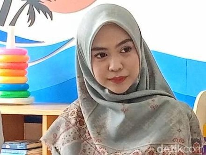 Ria Ricis saat ditemui di salah satu kawasan di Tangerang.