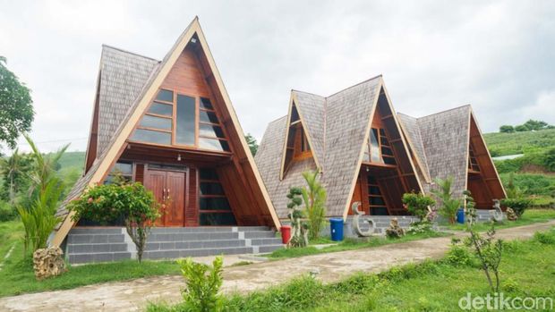 Salah satu lokasi penginapan di Pondok Wisata Kolo di Kelurahan Kolo, Kecamatan Asakota, Kota Bima, NTB.  (Rafiin/detikBali)