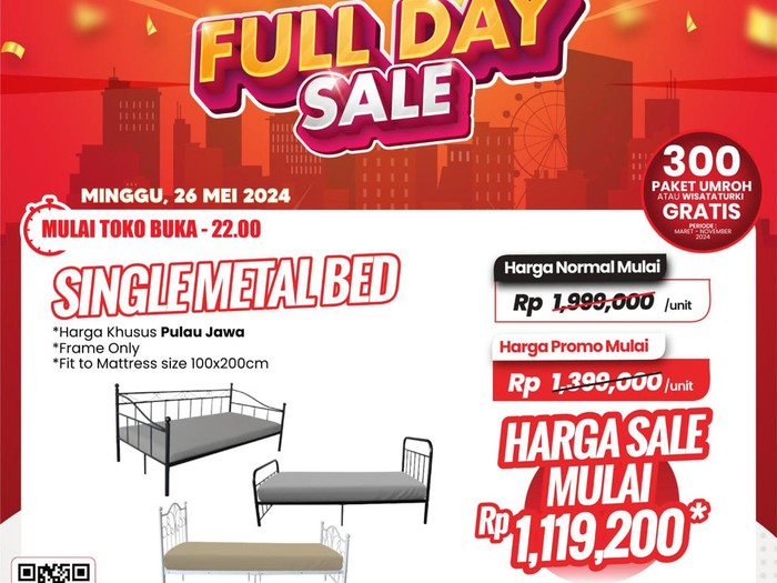 Transmart Full Day Sale-Tempat Tidur