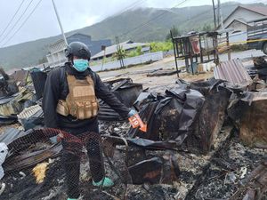 5 Selongsong Amunisi Ditemukan di TKP OPM Bakar Kios-Sekolah di Paniai