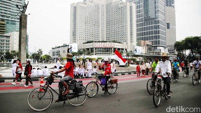 Asyiknya Menikmati Akhir Pekan Bersama Keluarga di CFD Jakarta