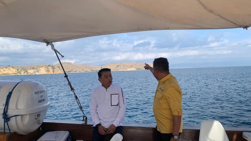 Kepala Staf Presiden (KSP) Moeldoko saat mengunjungi Bima, Nusa Tenggara Barat (NTB), Kamis (23/5/2024). (Foto: Dispar Kabupaten Bima)