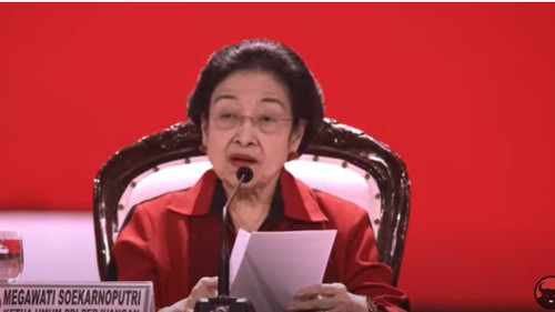 Ketum PDIP Megawati Soekarnoputri di penutupan Rakernas PDIP V (Dok PDIP)