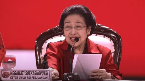 Ketum PDIP Megawati Soekarnoputri (Tangkapan layar YouTube PDI Perjuangan)