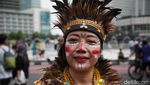 Kirab Pancasila Semarakkan CFD Jakarta