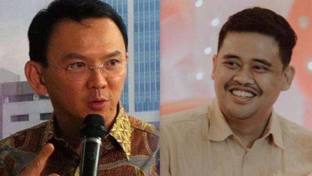 Kolase Basuki Tjahaja Purnama alias (Ahok) dan Bobby Nasution.