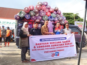Pertamina Group Suplai Bantuan untuk Korban Bencana Alam di Sumbar