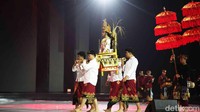 Seni tari memeriahkan penutupan Rakernas V PDIP.