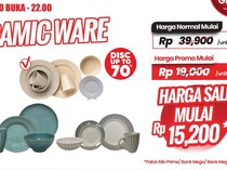 Panci dan Piring Cantik Diskon Gede-gedean di Transmart Full Day Sale