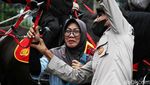 Polisi Berkuda Jadi Primadona Pengunjung CFD Jakarta