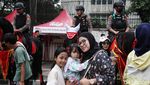 Polisi Berkuda Jadi Primadona Pengunjung CFD Jakarta