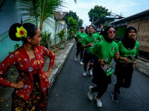 Potret Keseruan Lomba Lari di Yogyakarta