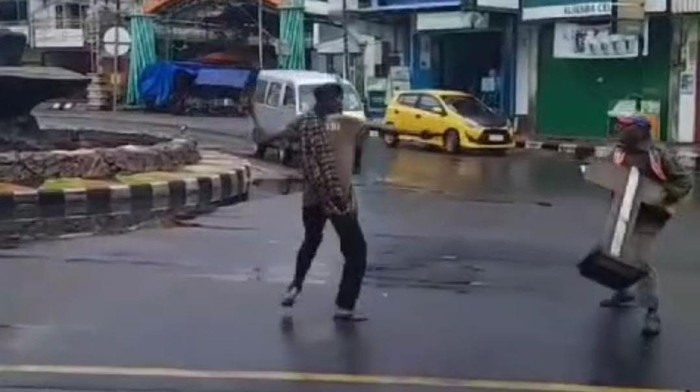 Pria ODGJ serang juru parkir di Parepare.